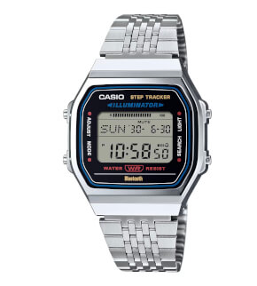 Hodinky Casio ABL-100WE-1AEF s krokomerom a Bluetooth